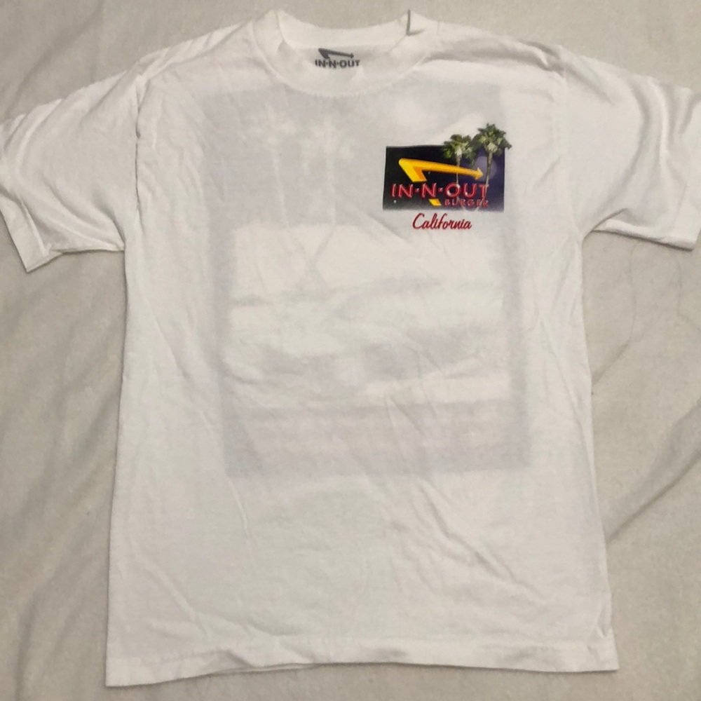 Men’s In N Out White Tee